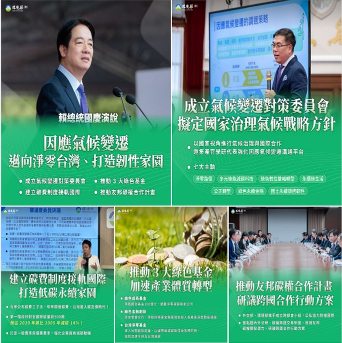成立氣候變遷對策委員會 擬定國家治理氣候戰略方針