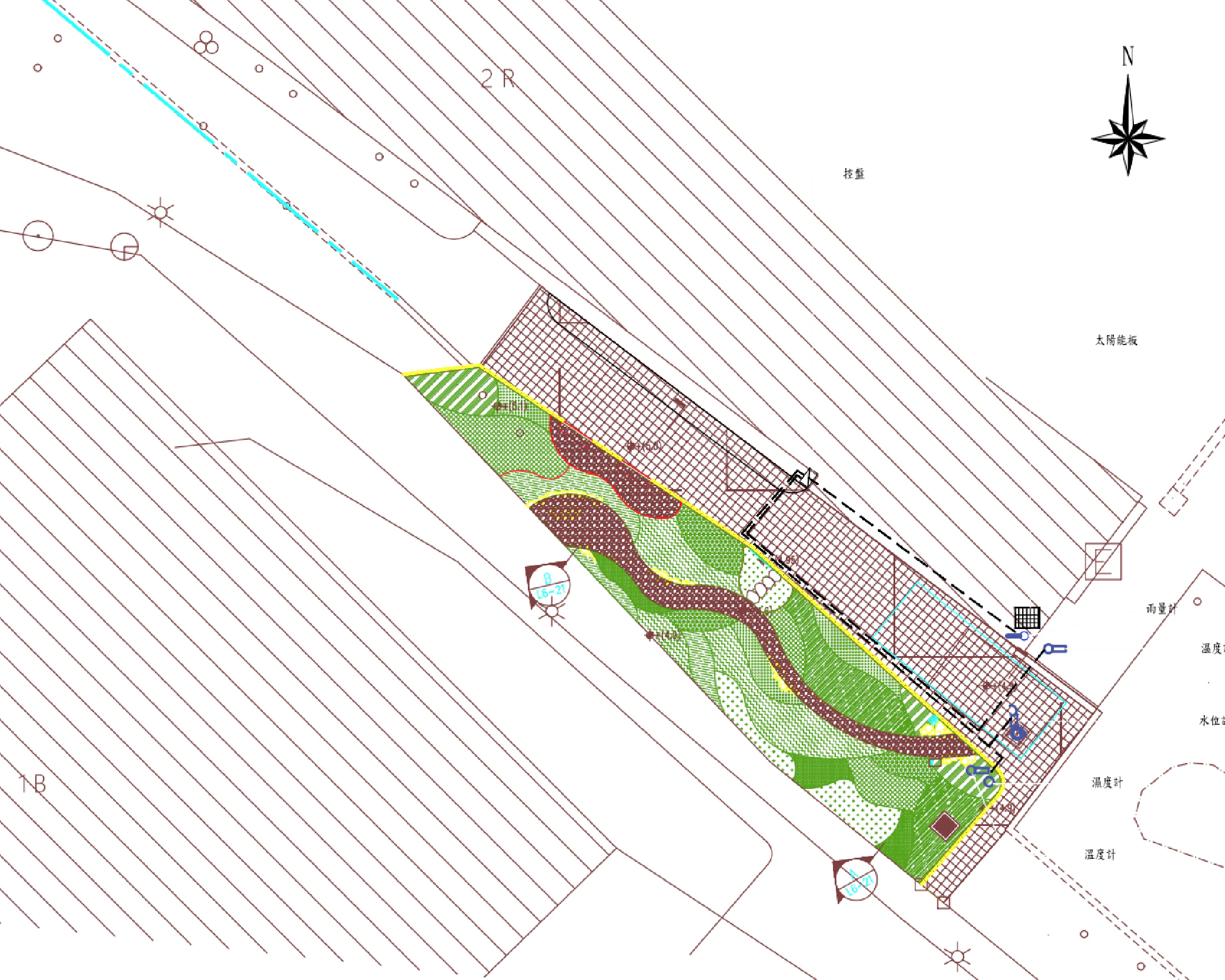 新竹市南寮國小設計平面圖