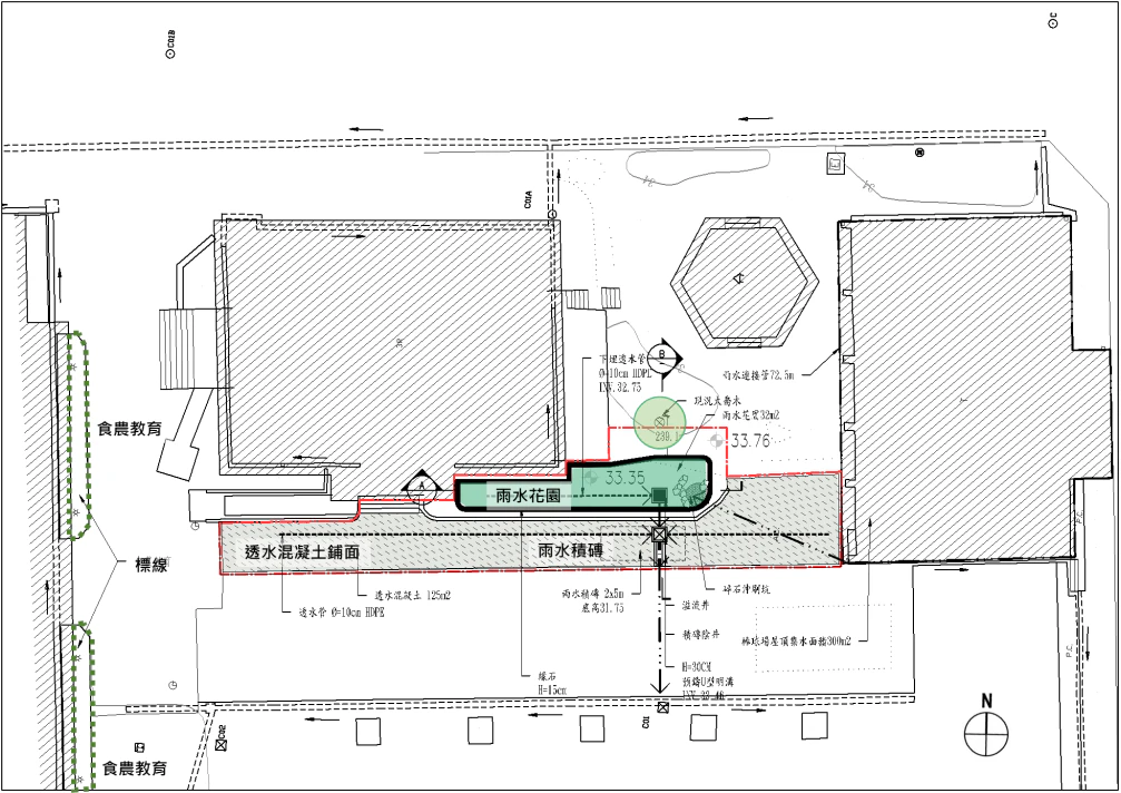 嘉義市崇文國小設計平面圖