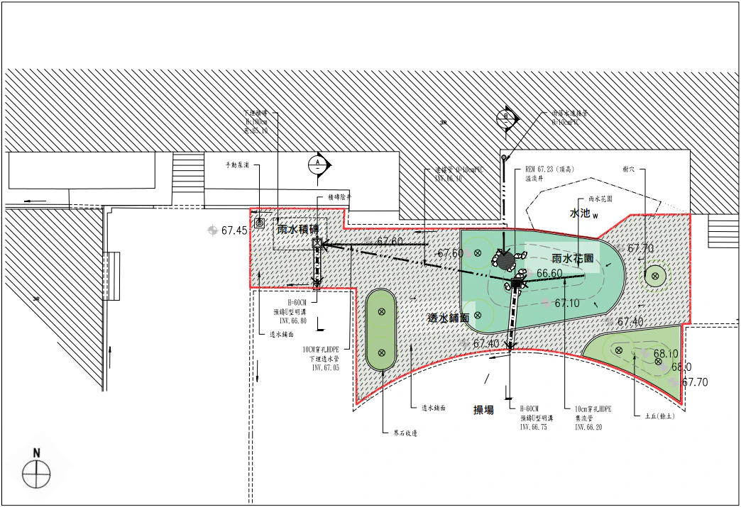 臺中市大智國小設計平面圖