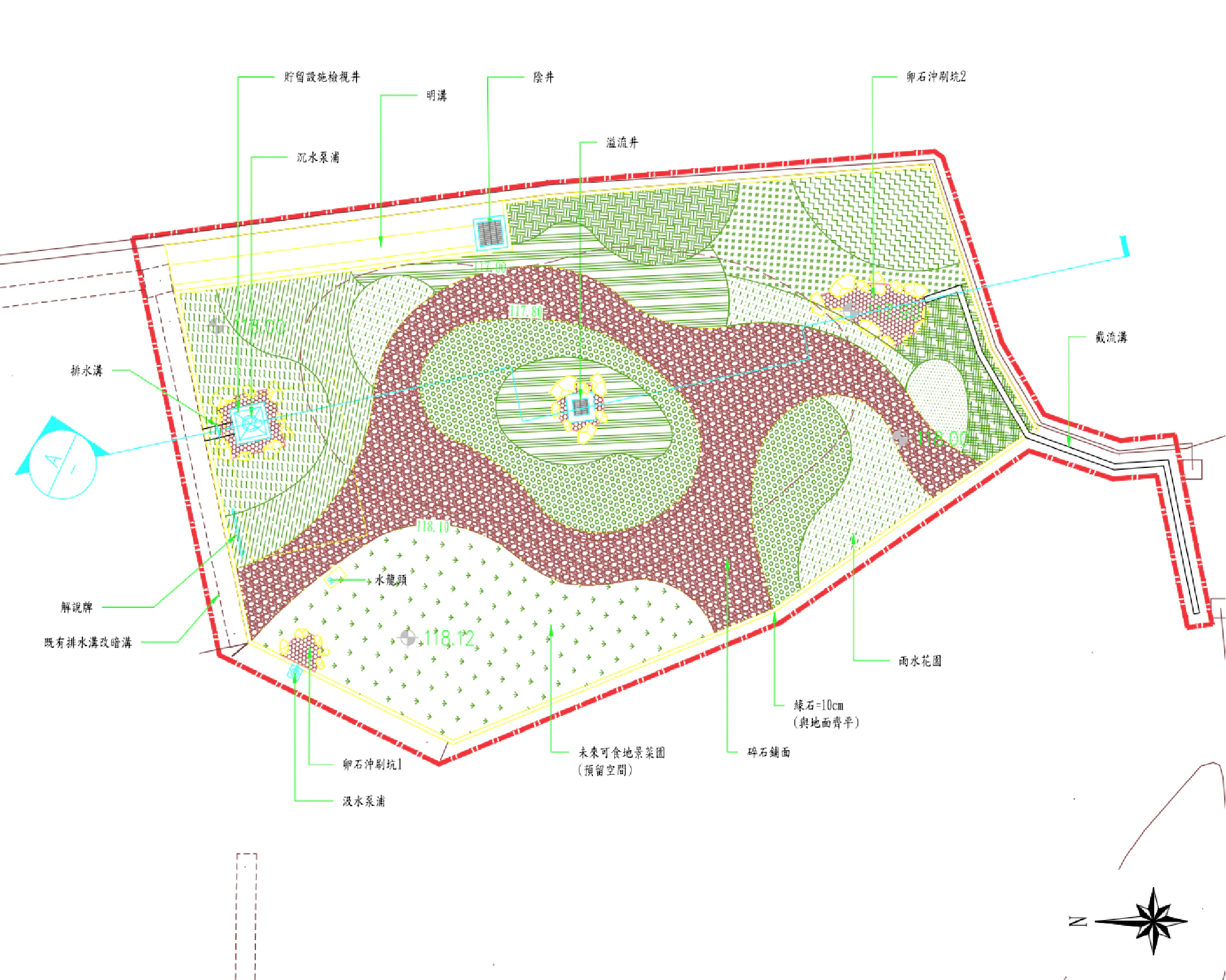 新竹縣北平華德福實驗學校設計平面圖